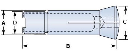 B32/45 Hydromat Collet Fractional Square